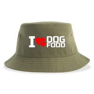 I Love Dog Food Sustainable Bucket Hat