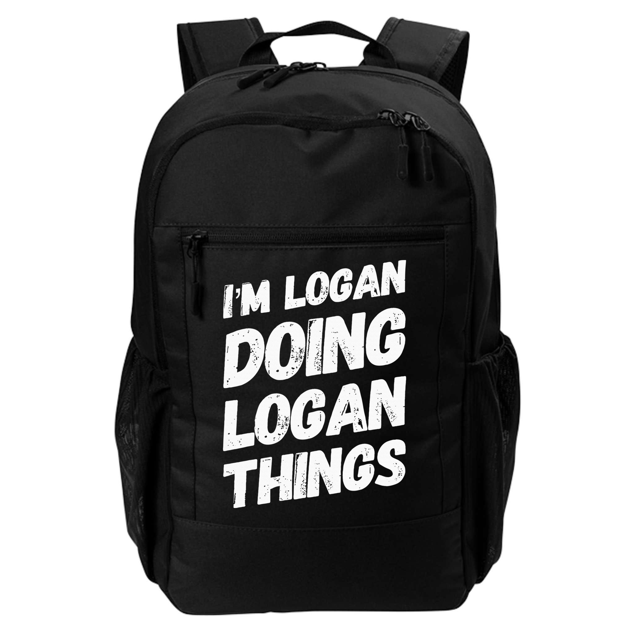 IM Logan Doing Logan Things Personalized Name Logan Gifts Backpack