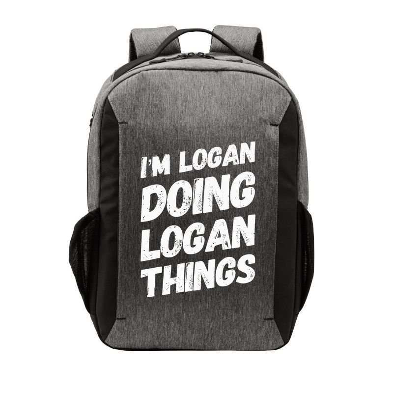 IM Logan Doing Logan Things Personalized Name Logan Gifts Vector Backpack
