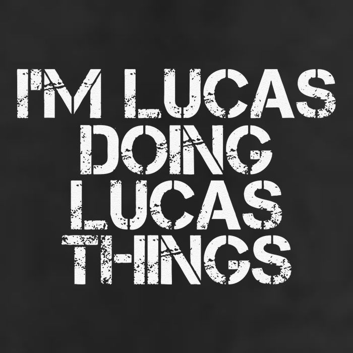 I'M LUCAS DOING LUCAS THINGS Funny Birthday Name Gift Idea Beanie