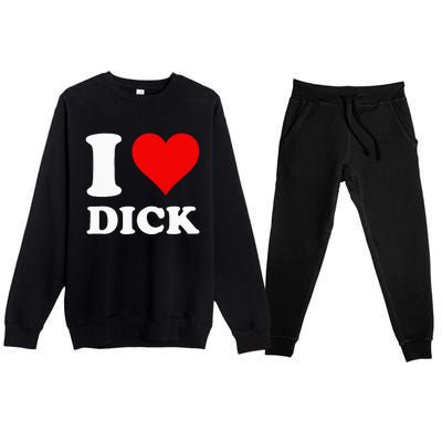 I Love Dick Premium Crewneck Sweatsuit Set