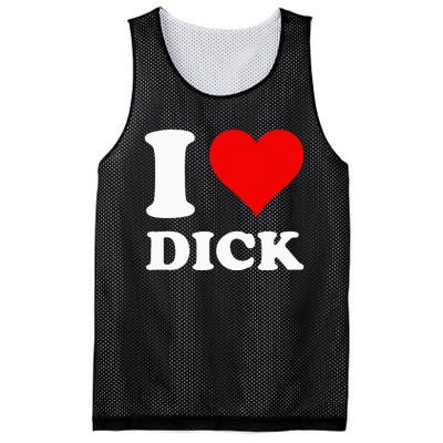 I Love Dick Mesh Reversible Basketball Jersey Tank