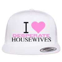 I Love Desperate Housewives Flat Bill Trucker Hat