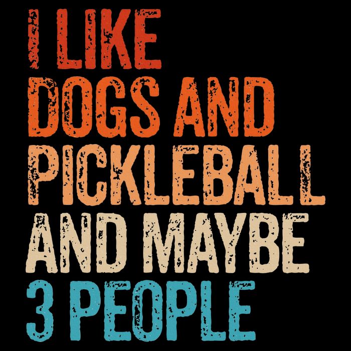 I Like Dogs Pickleball And Maybe 3 People Cooling Performance Crew T-Shirt