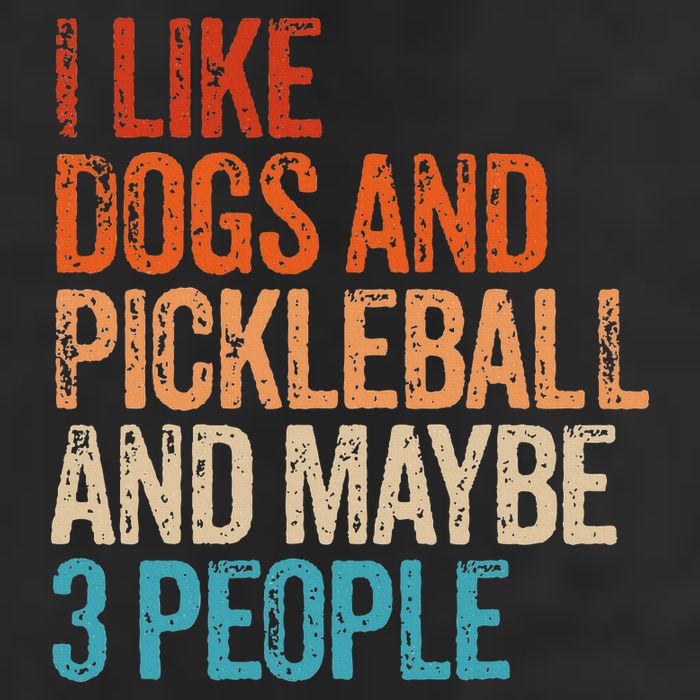 I Like Dogs Pickleball And Maybe 3 People Adult Drive Performance Visor