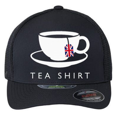 I Love English Tea Uk Flag Fun Novelty Souvenir Memorabilia Flexfit Unipanel Trucker Cap