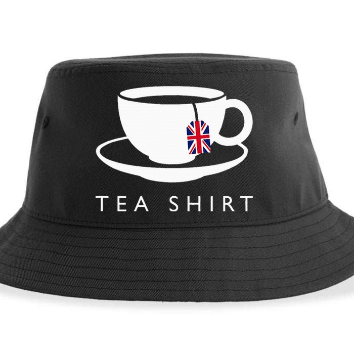 I Love English Tea Uk Flag Fun Novelty Souvenir Memorabilia Sustainable Bucket Hat