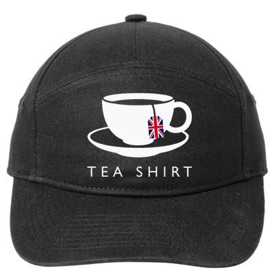 I Love English Tea Uk Flag Fun Novelty Souvenir Memorabilia 7-Panel Snapback Hat