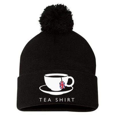 I Love English Tea Uk Flag Fun Novelty Souvenir Memorabilia Pom Pom 12in Knit Beanie