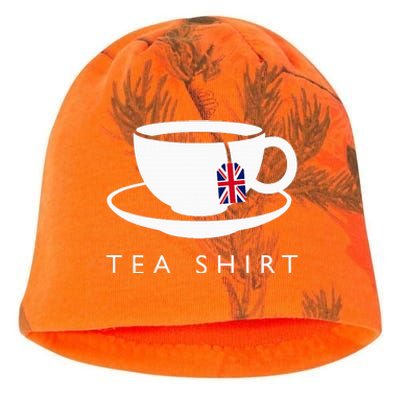 I Love English Tea Uk Flag Fun Novelty Souvenir Memorabilia Kati - Camo Knit Beanie