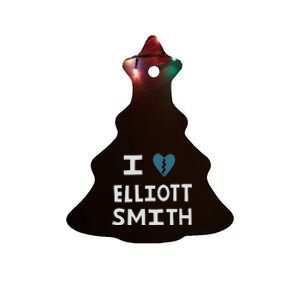 I Love Elliott Smith Ceramic Tree Ornament