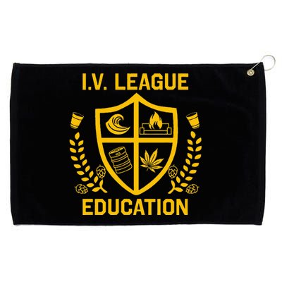 Iv League Education I Partied In Isla Vista Grommeted Golf Towel