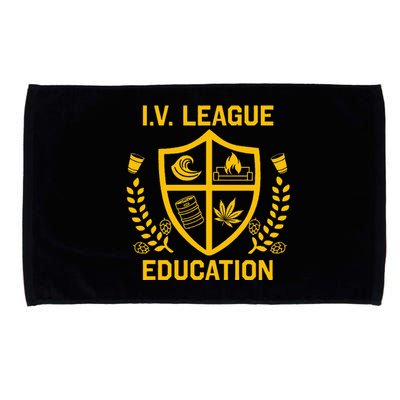 Iv League Education I Partied In Isla Vista Microfiber Hand Towel