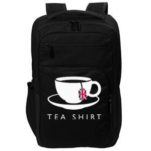 I Love English Tea Uk Flag Fun Novelty Souvenir Memorabilia Impact Tech Backpack