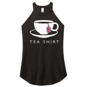 I Love English Tea Uk Flag Fun Novelty Souvenir Memorabilia Women's Perfect Tri Rocker Tank