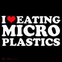 I Love Eating Microplastics Heart To Eat Micro Plastic Tall T-Shirt