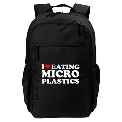 I Love Eating Microplastics Heart To Eat Micro Plastic Backpack