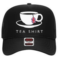 I Love English Tea Uk Flag Fun Novelty Souvenir Memorabilia High Crown Mesh Back Trucker Hat