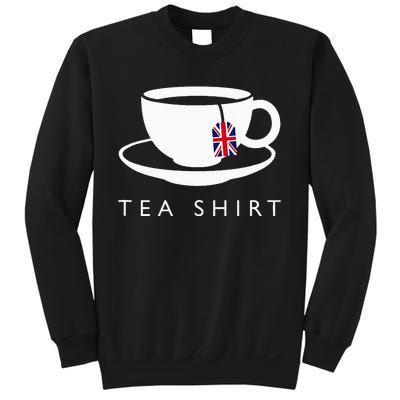 I Love English Tea Uk Flag Fun Novelty Souvenir Memorabilia Sweatshirt