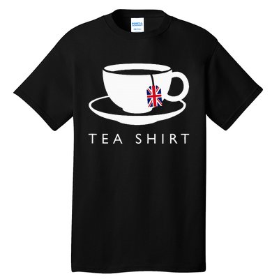 I Love English Tea Uk Flag Fun Novelty Souvenir Memorabilia Tall T-Shirt