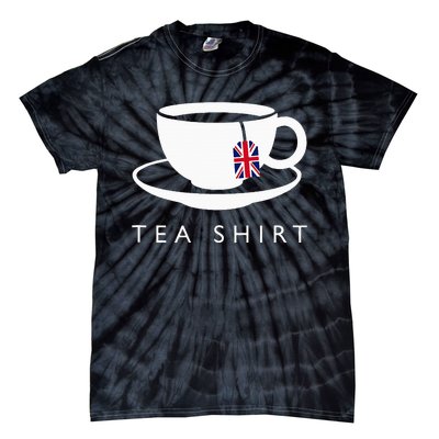 I Love English Tea Uk Flag Fun Novelty Souvenir Memorabilia Tie-Dye T-Shirt