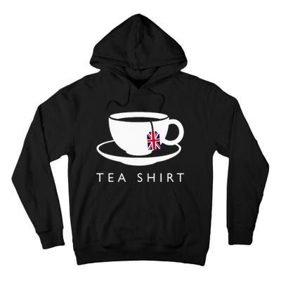 I Love English Tea Uk Flag Fun Novelty Souvenir Memorabilia Tall Hoodie