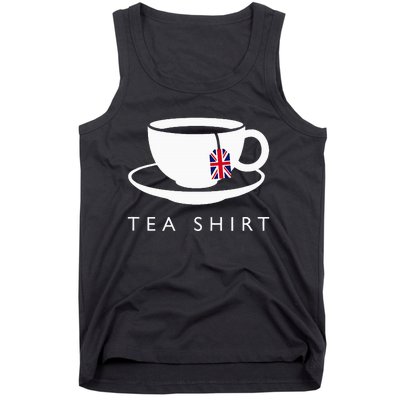 I Love English Tea Uk Flag Fun Novelty Souvenir Memorabilia Tank Top