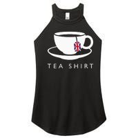 I Love English Tea Uk Flag Fun Novelty Souvenir Memorabilia Women’s Perfect Tri Rocker Tank