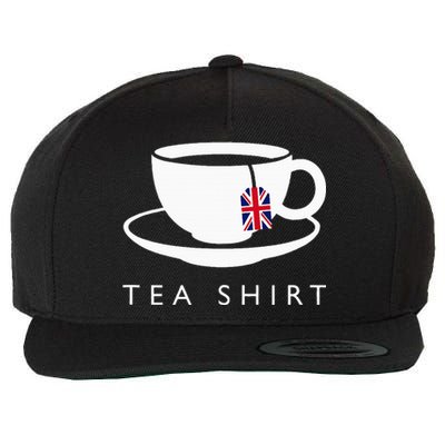 I Love English Tea Uk Flag Fun Novelty Souvenir Memorabilia Wool Snapback Cap