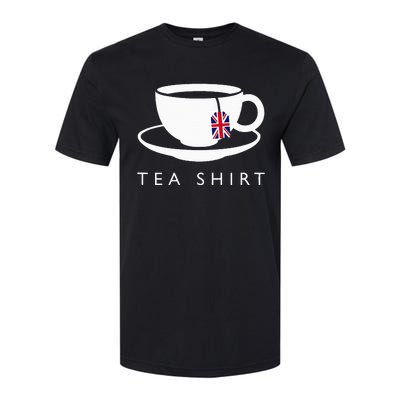 I Love English Tea Uk Flag Fun Novelty Souvenir Memorabilia Softstyle CVC T-Shirt