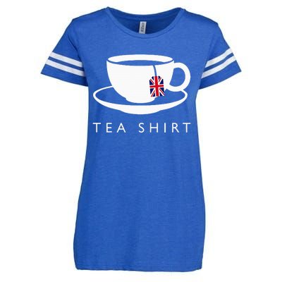 I Love English Tea Uk Flag Fun Novelty Souvenir Memorabilia Enza Ladies Jersey Football T-Shirt