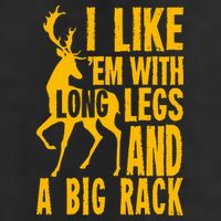 I Like Em With Long Legs And Big Rack Deer Hunting Premium Cool Comfort Performance Bucket Hat