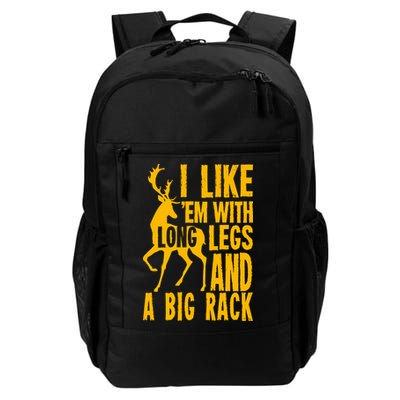 I Like Em With Long Legs And Big Rack Deer Hunting Premium Backpack
