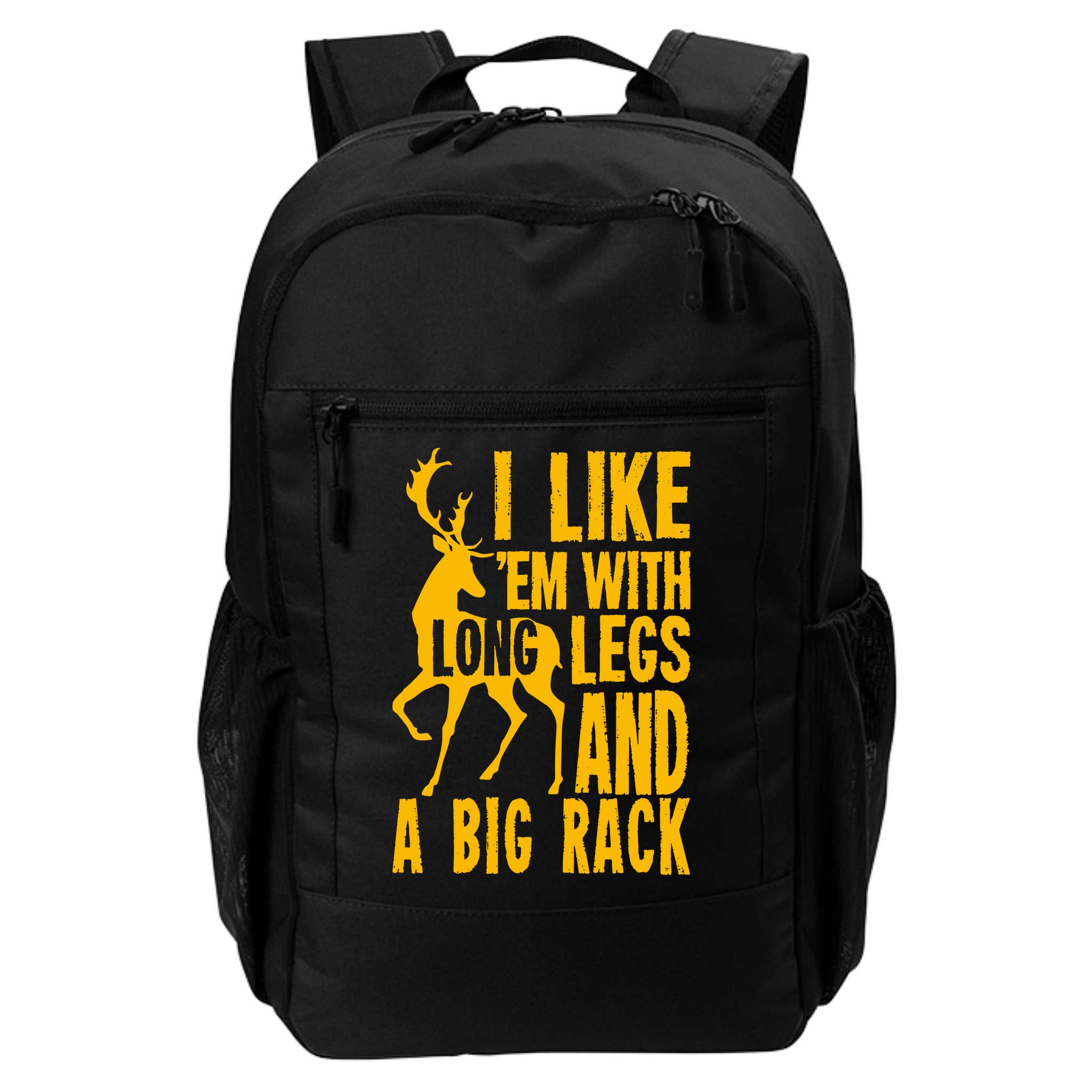 I Like Em With Long Legs And Big Rack Deer Hunting Premium Backpack