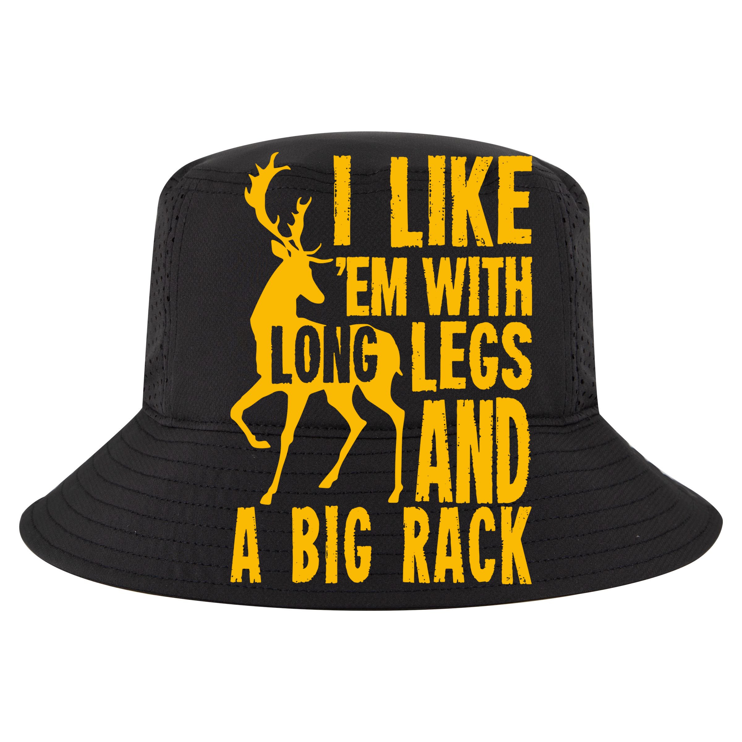 I Like Em With Long Legs And Big Rack Deer Hunting Premium Golf Towel