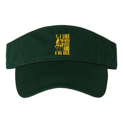 I Like Em With Long Legs And Big Rack Deer Hunting Premium Visor