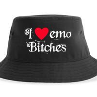 I Love Emo Bitches Sustainable Bucket Hat