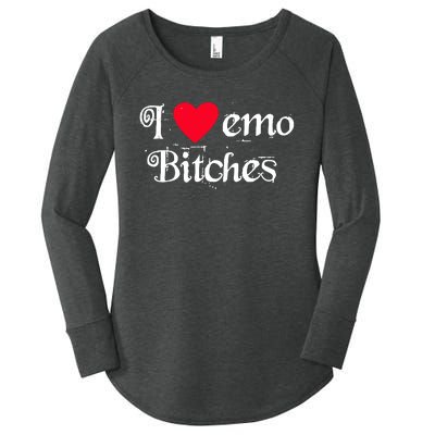 I Love Emo Bitches Women's Perfect Tri Tunic Long Sleeve Shirt