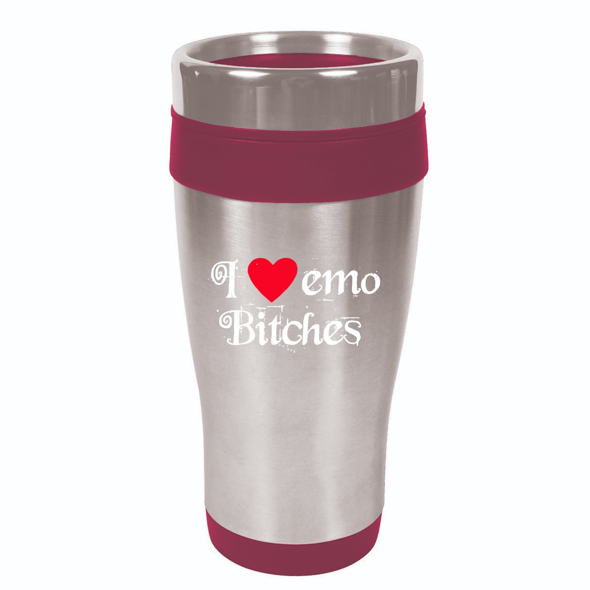 I Love Emo Bitches 16oz Travel Tumbler