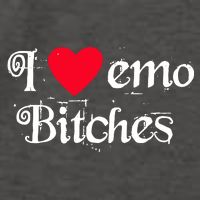 I Love Emo Bitches Vector Backpack