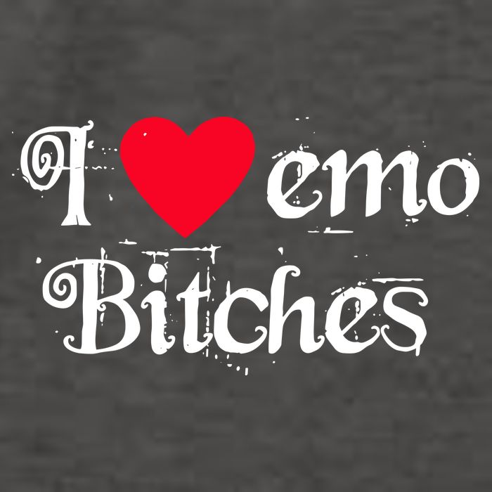 I Love Emo Bitches Vector Backpack