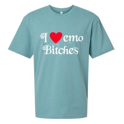 I Love Emo Bitches Sueded Cloud Jersey T-Shirt
