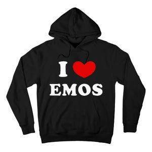 I Love Emos Tall Hoodie