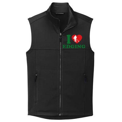 I Love Edging Funny Collective Smooth Fleece Vest