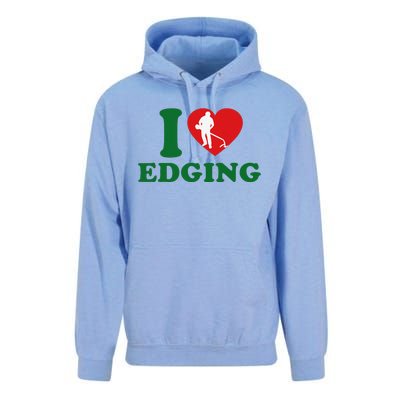 I Love Edging Funny Unisex Surf Hoodie