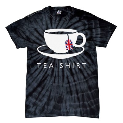 I Love English Tea Uk Flag Fun Novelty Souvenir Memorabilia Gift Tie-Dye T-Shirt