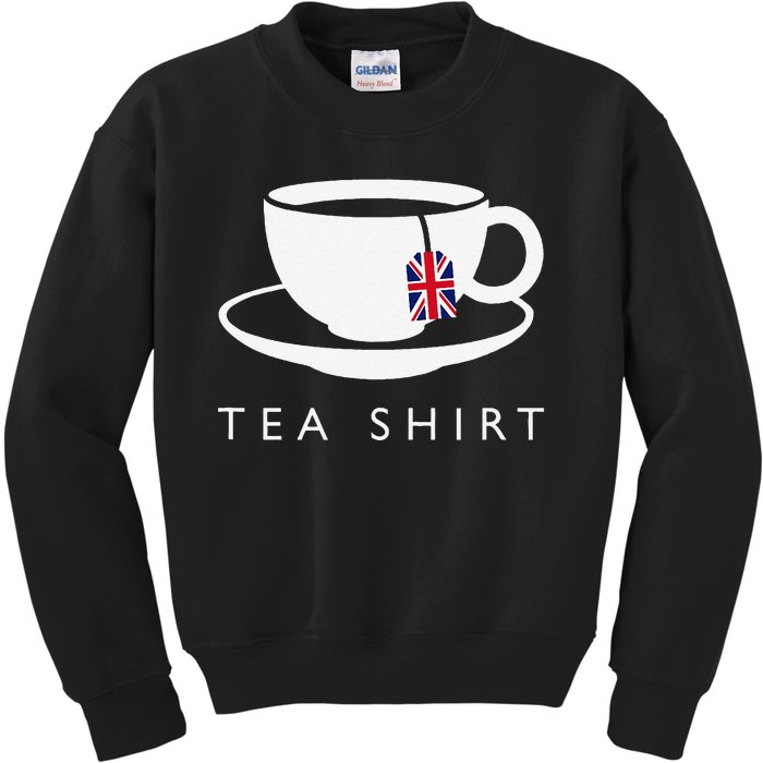 I Love English Tea Uk Flag Fun Novelty Souvenir Memorabilia Gift Kids Sweatshirt