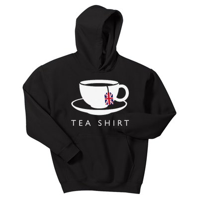 I Love English Tea Uk Flag Fun Novelty Souvenir Memorabilia Gift Kids Hoodie