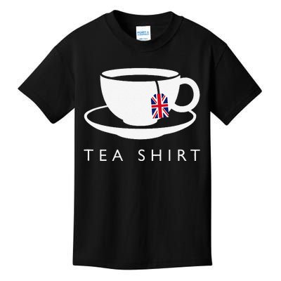 I Love English Tea Uk Flag Fun Novelty Souvenir Memorabilia Gift Kids T-Shirt