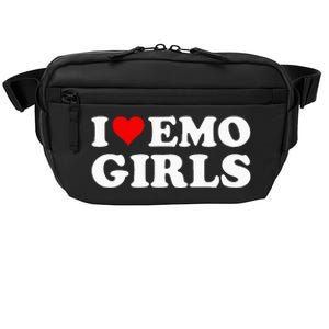 I Love Emo Girl Crossbody Pack